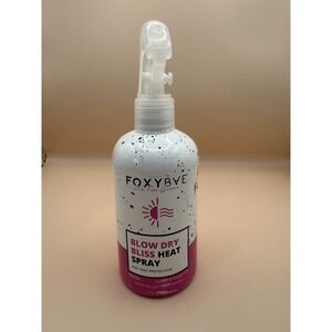 FoxyBae Blow Dry Bliss Heat Protectant Spray 8oz Biotin 450° Shield NEW